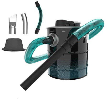 Cecotec Aschesauger 20L Conga Ash 4000 Home. 1200W Leistung, Saugkraft 18kPa, Metallbeschichteter Schlauch, Metallgitterfilter, 38mm Düse