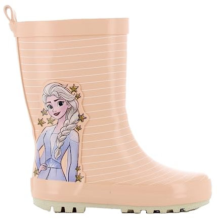 Leomil Frozen Gummistiefel Mädchen ELSA Gummistiefel 27, Für nassen Tagen, Orange