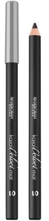 Deborah Milano - Matita Occhi Kajal Velvet Mat, 01 Nera, Finish Matte a Lunga Durata, Texture Cremosa e Scorrevole, Dona uno Sguardo Intenso e Definito, Vegan, 1.3 gr