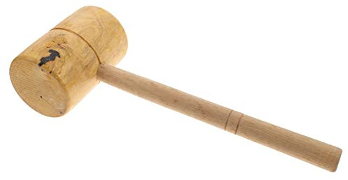 Veemoon Maillets En Bois Massif Manche En Marteau Maillet De Travail Du Bois Pour Le Ciseau À Bois Grand Maillet En Bois Pour Le Travail Du Bois