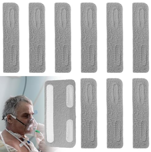 Nasal Cannula Ear Cushions 10 Pack Soft Oxygen Tubing Ear Pads for Oxygen Users Ear & Cheek Pain Relief