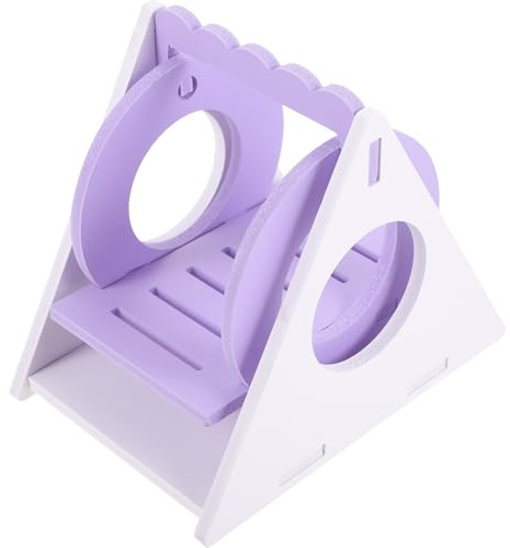 Hemobllo Balançoire pour Petits Animaux en PVC Stable et Solide, Hamster et Perroquets pour Jeu et Exercice la Cage