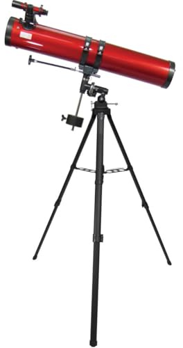Carson Red Planet 45-100x114mm Newtonian Reflector Telescope (RP-300) , Red