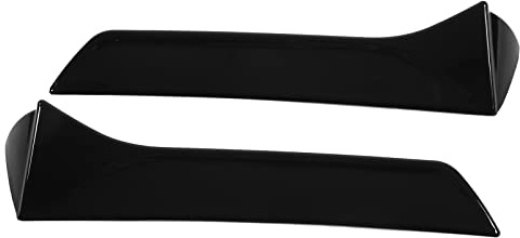 2 Piezas de Ala Divisora ​​lateral de Ventana Trasera para Ajuste Exterior Izquierdo Derecho de Repuesto para SEAT LEON 5F FR Mk3 MK3.5 2013-2021 Alerones Y Alas Deflectores/tira(negro piano)