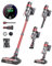 HONITURE Akku Staubsauger 38000Pa/450W Staubsauger Kabellos, Akkusauger 55 Min Laufzeit mit Touchscreen/1.5L Cup,Anti-Tangle-Bürste Stielstaubsauger für Teppich/Hartböden/Tierhaare[Energieklasse A++]