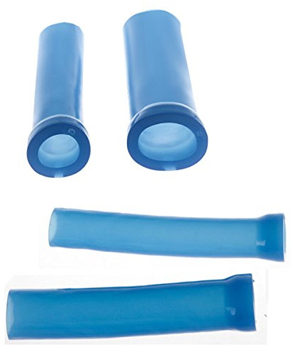 JSSMATE 2PC Silikonhylsa för penisförstoring Extender Stretcher Pump Hanger Enlarger Penis sleeve (Small 5.7L x 0.75W) Blue