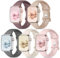 CeMiKa 5 Pack Straps Compatible for Apple Watch Strap 38mm 46mm 40mm 41mm 42mm 44mm 45mm 49mm, Soft Silicone Sport Strap for iWatch Strap Series 10 9 8 7 6 5 4 3 2 1 SE, Women Men, 38mm/40mm/41mm-S/M