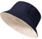 TOMEEK Fischerhut Herren Bucket Hat Damen Sonnenhut Reversibel Fischerhüte Baumwolle Sommerhut Unisex Anglerhut Doppelseitig Freizeithut Faltbar Einfarbige(Marineblau Beige,L)