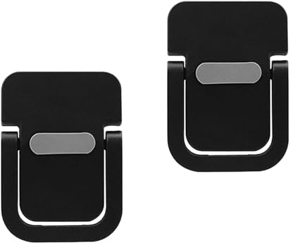 Ginddy Rialzo per tastiera portatile, 2 pezzi, autoadesivo, mini supporto pieghevole per laptop, con supporto inclinato in silicone antiscivolo per tastiera per smartphone, iPad, computer portatile