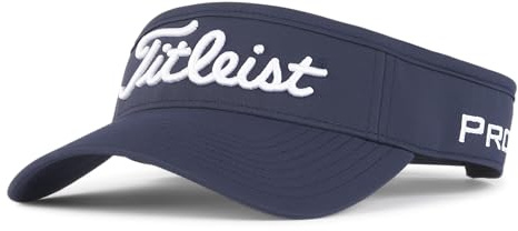 Titleist Visera Tour Performance para Hombre, Azul Marino/Blanco, Talla única
