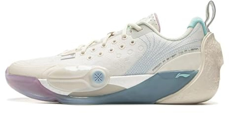 LI-NING Wade All City 13 Herren Basketballschuhe Leichtgewicht Hoch Rebound Professionelle Match Schuhe Cremeweiß EU 46 1/3