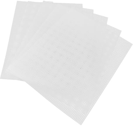 Eujgoov Lot de 10 Feuilles de Toile en Maille Plastique 7 Pièces 26,7 X 34,5 Cm, Feuilles de Bricolage Robustes, Tamis de Jardin Personnalisables pour Séparateurs d'aquarium, Maisons Miniatures