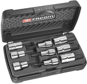 FACOM Monoblock-Steckschlüssel1/2 Zoll, Innensechs Kant, 1 Stück, STM.J9