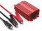 BESTEK 300W Power Inverter 12V to 240V 230V Pure Sine Wave Inveter with 4.2A Dual Smart USB Ports Car Adapter for Cars, Vessels and Power Failure Emergencies (300W-Red)
