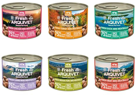 Arquivet Fresh Mini Meatballs 200g Variety Pack 6 sabores