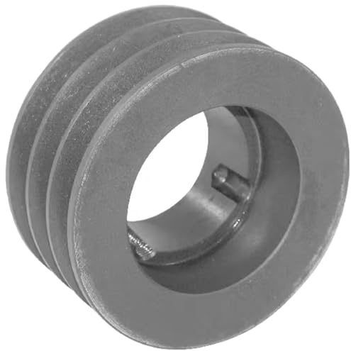 cyclingcolors 1x Polea con orificio Taperlock para correa trapezoidal 3 canal B SPB Diámetro exterior 307 mm Diámetro de paso 300 mm Hierro fundido Maquinaria de construcción forestal agrícola