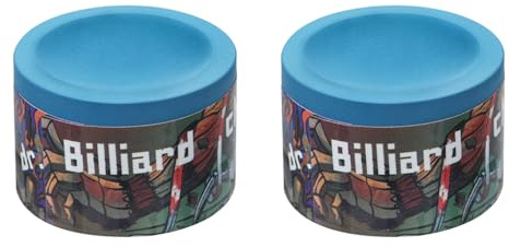 NINGSON Blue Billiard Chalk 2 Pack – Professional Neutral Cue Chalk for Pool, Snooker & 8-Ball, Fine & Durable Texture, Low Residue, Consistent Grip & Accuracy, Comparable to TAOM V10
