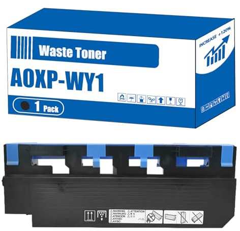 Compatible for Konica Minolta A0XP-WY1 Waste Toner Container Bizhub C452 C552 C652 C654e C754e C659 C759 Printers, High Yield 58000 Pages, Accurate Imaging Rich Colors (1 Pack Black)