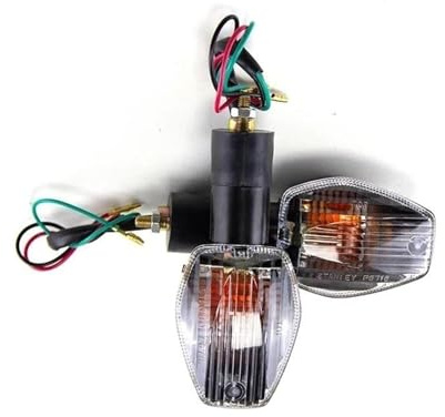 Frecce Moto Per XL700V XL 700 V Per Transalp 700 2008-2011 Indicatore Di Direzione Anteriore E Posteriore Per Moto(Chiaro)