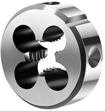 Filière de filetage métrique à droite (M1 x 0,25 à M16 x 1,75) - Outil de taraudage en acier allié for coupe et réparation de précision.(M12x0.5)