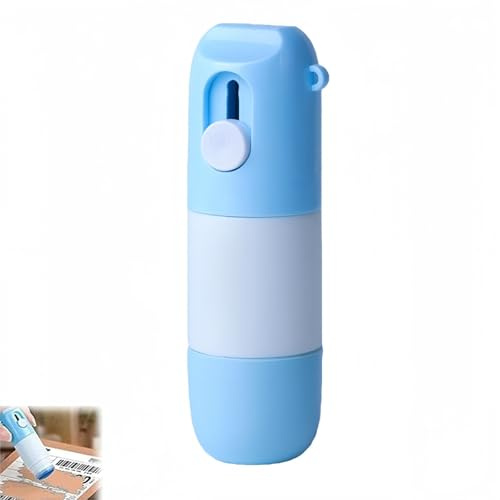2 in 1 Privacy Protection Artifact for Package Labels Bills,Thermal Paper Correction Fluid with Unboxing,Confidential Document Masking Fluid for Bills Receipts,Thermal Paper Privacy Eraser,Blue