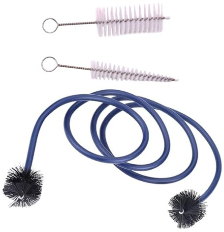 PRETYZOOM 3pcs Trumpet Cleaning Brush Set Small Flexible Brass Instrument Maintenance Brushes for Trumpet Care and Cleaning Kit