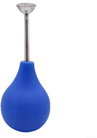 Efficiente spruzzatore per piante e fiori con beccuccio lungo e sfera atomizzatore, in PVC e acciaio inox, per un uso duraturo in giardino (blu)