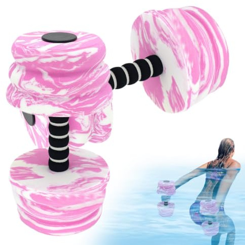 Hantel set för vattenträning 2 stycken färgglada EVA-skum skivstångsset med | Vattenvikter för träning i swimmingpool Pool, simning, fitness, sport, träning, Pool, simning, fitness,