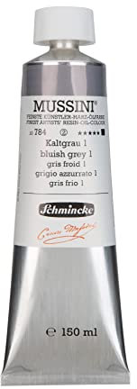 Schmincke MUSSINI® - feinste Künstler-Harz-Ölfarben, Kaltgrau 1-150 ml