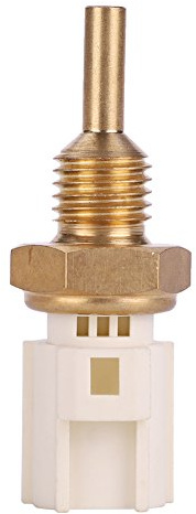 KIMISS Sensor de temperatura de refrigerante para motor, compatible con interruptor de agua, medición precisa, repuesto original