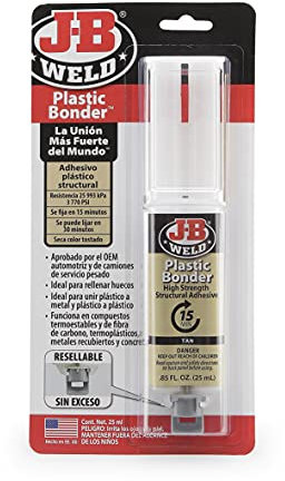 J-B Weld 50133SPA - Epoxi de 2 componentes - Fijación rápida | Especial para plásticos. Secado flexible - 25ml