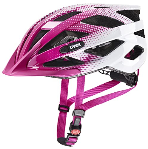 uvex air Wing - Leichter Allround-Helm für Damen und Herren - individuelle Größenanpassung - pink-White - 56-60 cm