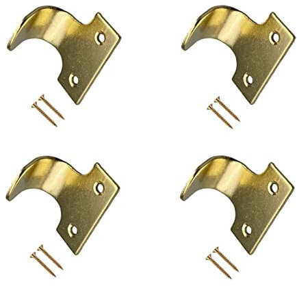 TERF® Traditional Victorian EB Brass Sash Lift Heavy Duty Sash Window Lift Pull Sliding Handle Including Fixing Screw - Pack of 4