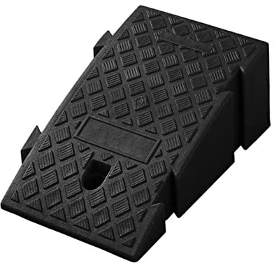 Rampes de Voiture en Plastique Antidérapantes - 13 cm de Haut, Rampe de Seuil Portable