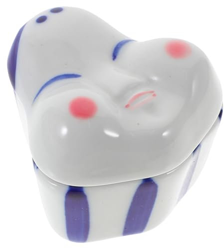 Alipis Ciotola Ceramica Giapponese Con Coperchio Per Salse e Condimenti Piatto Decorativo Per Ketchup Mustard e Salsa Di Soia Elegante Design Per La Tavola e Uso Quotidiano