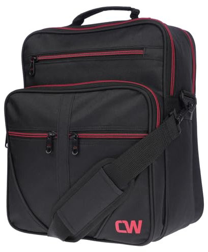 Christian Wippermann Arbeitstasche Herren - Große Umhängetasche für Baustelle & Handwerker - Robuste Schultertasche als Flugumhänger/Büro - Vielseitige Herrentasche für Arbeit & Alltag