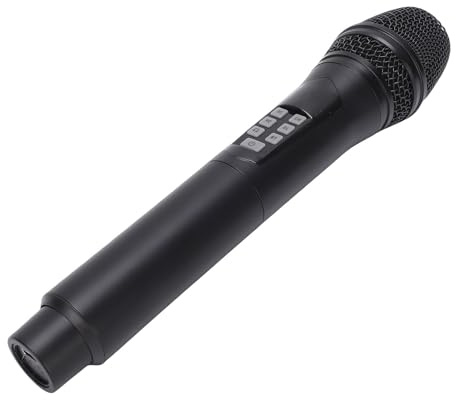 Luocute Microfono Wireless, Microfono Dinamico BT 2.4G con Riduzione del Rumore Ed Effetti Sonori Multipli, Sistemi di Microfoni Wireless Portatili per la Registrazione Karaoke in