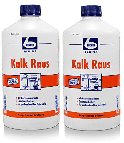 2x Dr. Becher Kalk Raus 1 Liter Geräteentkalker