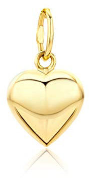 OROVI – Kettenanhänger Gold - 14 Karat Gelbgold (585) – Herz Anhänger für Damen, Hypoallergener Herz Schmuck Damen, Anhänger für Halskette, Goldanhänger, Gold Schmuck inkl. edler Schmuckbox