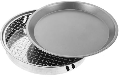 BESPORTBLE 1set Grill Portatile Usa e Getta Barbecue Senza Fumi Per Esterni Per Campeggio e Picnic Inossidabile e Facile Da Trasportare e Utilizzare