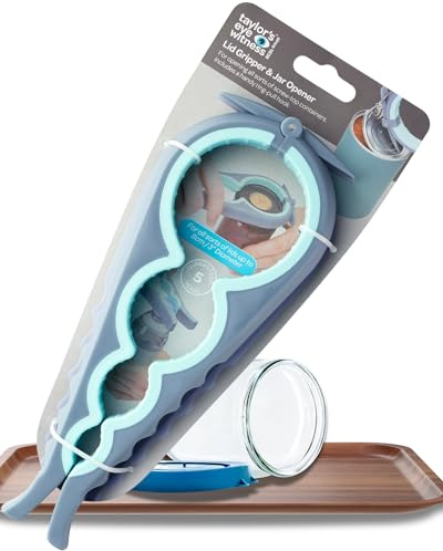Taylors Eye Witness Pinza multiuso per coperchio e apriscatole, universale, per rimuovere tappi di bottiglia e apriscatole ad anello. Gadget da cucina antiscivolo per mani deboli, anziani e persone