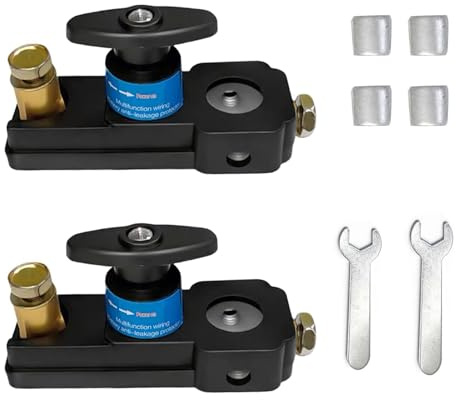 Fxlstelrion 2-Pack StröMbrytare för Bilbatteri, Batteriseparator 12 V/24 V, BatterifråNkopplingsbrytare med 2 Små Skiftnycklar, Universella BatterifråNkopplingsbrytare för Bilar, Motorcyklar och BåTar