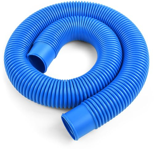 Manguera Piscina 38mm Depuradora, Manguera de Piscina de 38 mm, 1 Metro Tubos Depuradora Piscina, Manguera de Bomba para Piscinas, Tubo Limpiafondos Piscina, Tubo Limpiafondos Bombas de Filtro