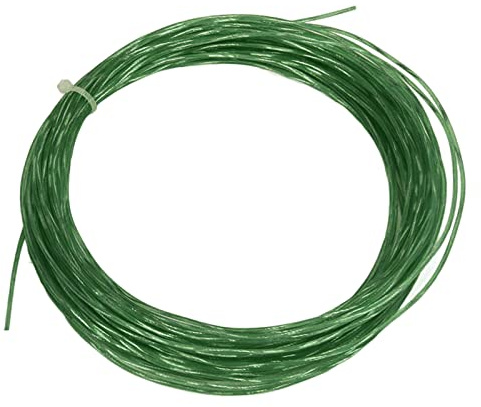 Pwshymi Corda per Racchette da Tennis in Nylon Ad Alta elasticità di Ricambio da 12,2 M per Sport, Filo Durevole e Resistente Agli Urti da 1,3 Mm (Verde)