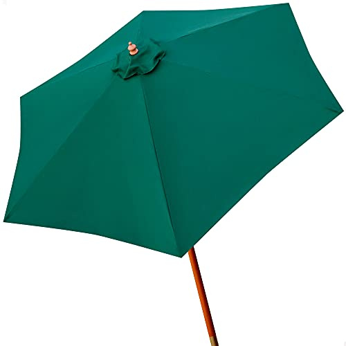 AKTIVE Parasol D300 Cm - Mastil Madera D48mm Gris