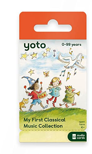 Yoto: My First Classical Music Collection – 10 Tarjetas Musicales en inglés sin Pantallas. Canciones instrumentales Suaves y relajantes. Compatible con Player y Mini Todo-en-Uno.