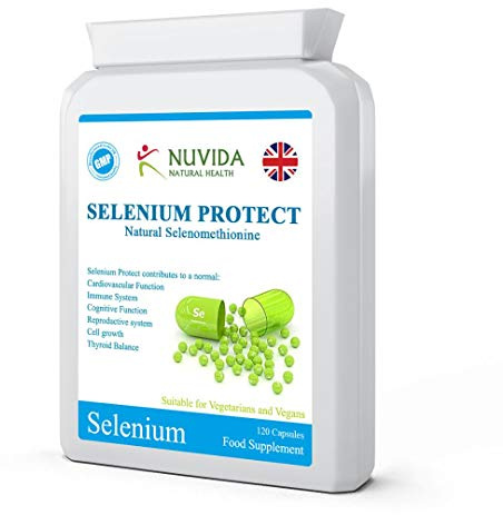 Selenium/Powerful High Strength Antioxidant/ 120 Selenium Capsules / 2 Months Supply/Suitable for Vegetarians and Vegans