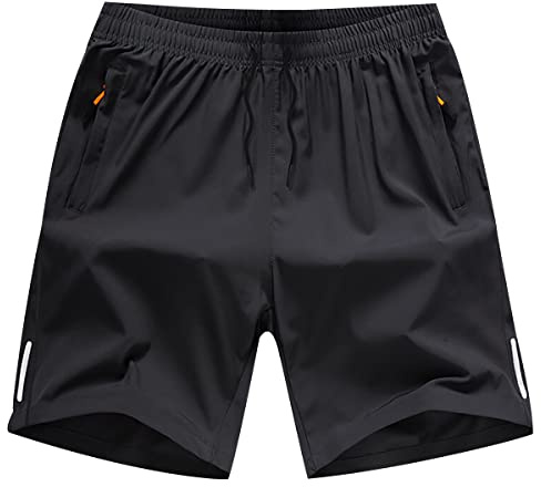 Costumi da Bagno Uomo Costume da Bagno Uomo Costume Pantaloncino Piscina Mare Nuoto Surf Uomo Corto Costumi Sportivi Taglie Forti Uomini Corti Short Pantaloncini Mare Spiaggia Uomo Sportivo Nero 6XL