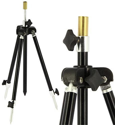 DNA Leisure Fishing Tripod For Rod Rests Adjustable Legs & Banksticks Carp Coarse 26-44cm