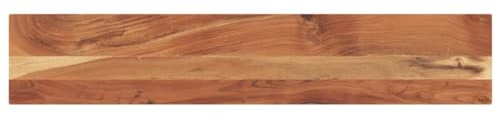 vidaXL Tischplatte, Holzplatte Rechteckig, Massivholzplatte für Bartisch Beistelltisch Esstisch, Ersatztischplatte, 160x40x3,8cm Akazienholz